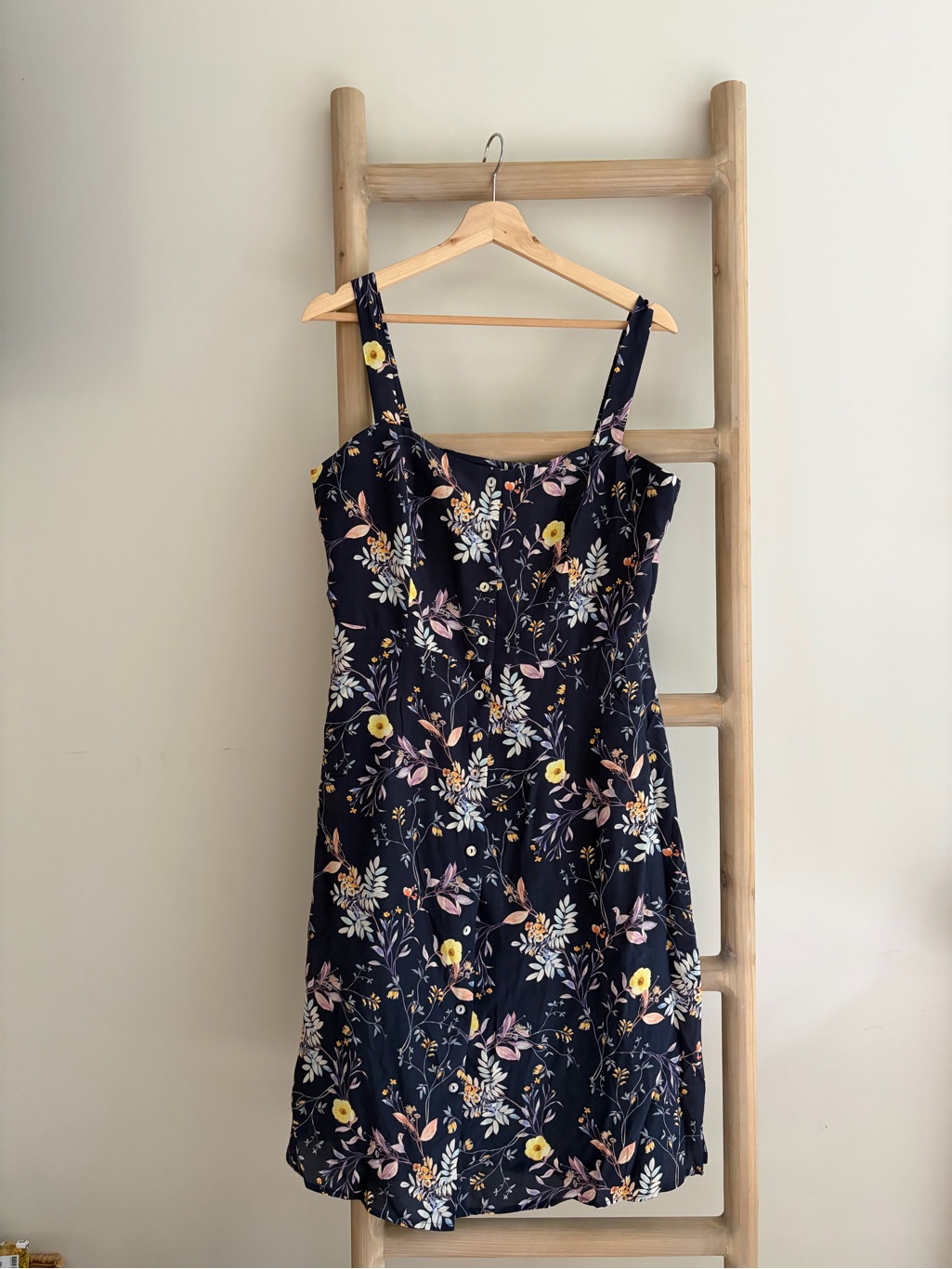 Amour Vert Silk Adelia Dress In French Floral